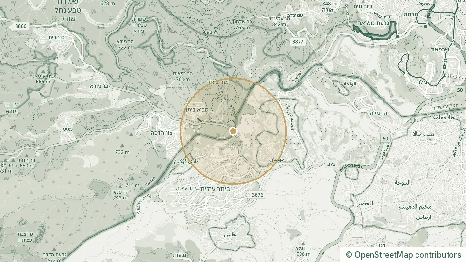 Carte de Beitar Illit : l’adresse exacte est réservée aux abonnés