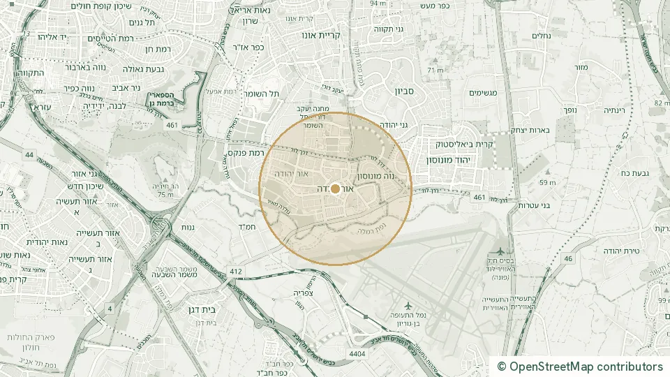 Carte de Or Yehuda : l’adresse exacte est réservée aux abonnés