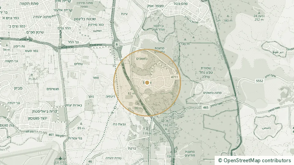 Carte de Elad : l’adresse exacte est réservée aux abonnés