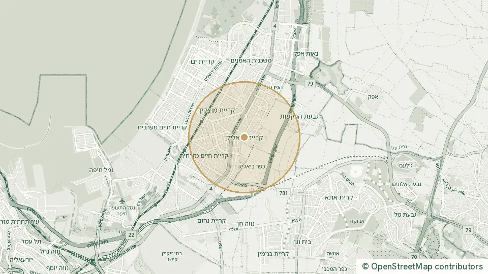 Carte de Kiryat Bialik : l’adresse exacte est réservée aux abonnés