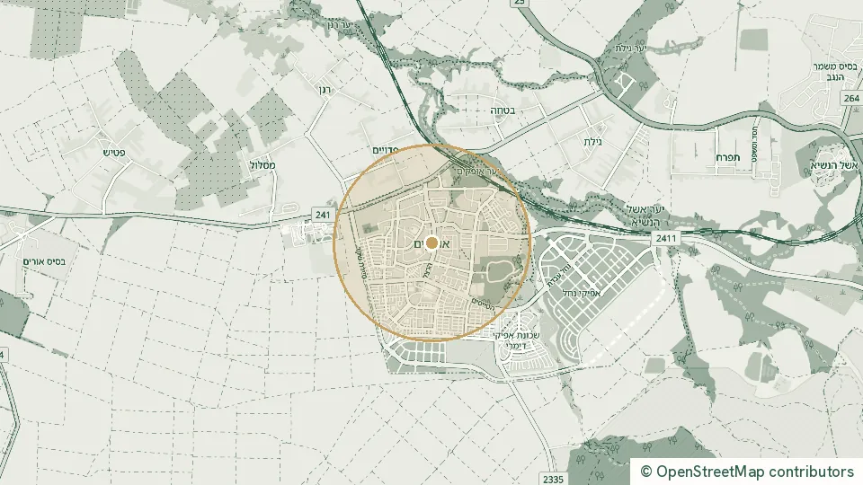 Carte de Ofakim : l’adresse exacte est réservée aux abonnés