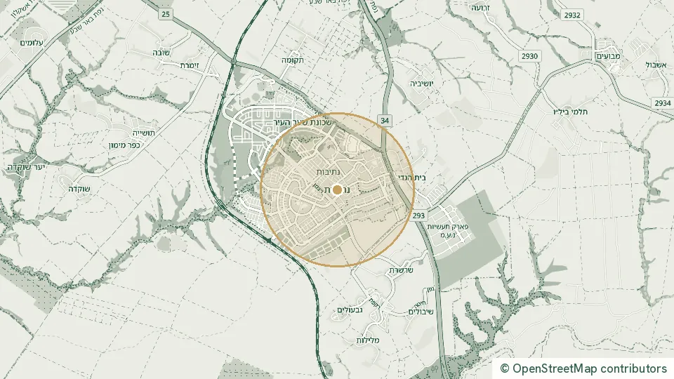 Carte de Netivot : l’adresse exacte est réservée aux abonnés